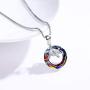 Turtle Necklace for Women 925 Sterling Silver Sea Turtle with Crystal Pendant Necklace Jewelry Gift for Girls