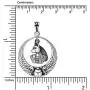 WithLoveSilver 925 Sterling Silver Ancient Egyptian Scarab Goddess with Ankh Bale Pendant WithLoveSilver 925 Sterling Silver Ancient Egyptian Scarab Goddess with Ankh Bale Pendant