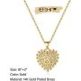 IEFSHINY Heart Initial Necklace for Women Girls- 14K Gold Filled Cute Monogram Necklace Dainty Heart Pendant Initial Alphabet Letter A to Z Necklace for Women Kids Child IEFSHINY Heart Initial Necklace for Women Girls- 14K Gold Filled Cute Monogram Necklace Dainty Heart Pendant Initial Alphabet Letter A to Z Necklace for Women Kids Child