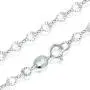 Michael Zweig Sterling Silver Diamond Cut Graduated Round Link Necklace Michael Zweig Sterling Silver Diamond Cut Graduated Round Link Necklace