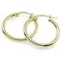 Hoops & Loops - Sterling Silver High Polished Click Top Hoop Earrings in Sizes 15mm - 25mm | Sterling Silver, Yellow & Rose Gold Flash Plated Hoops & Loops - Sterling Silver High Polished Click Top Hoop Earrings in Sizes 15mm - 25mm | Sterling Silver, Yellow & Rose Gold Flash Plated