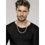 Miabella 18K Gold Over Sterling Silver Italian Solid 4.5mm Flexible Flat Herringbone Chain Necklace Men Women 16, 18, 20, 22, 24 Inch 925 Made in Italy