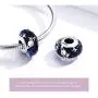 Murano Glass Beads Authentic 925 Sterling Silver Charms Core Faceted Christmas Snowflake Flower Star Glass Charms Bracelet for Women (Cosmic Starry Sky) Murano Glass Beads Authentic 925 Sterling Silver Charms Core Faceted Christmas Snowflake Flower Star Glass Charms Bracelet for Women (Cosmic Starry Sky)