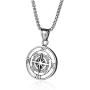 AZFVBQL Compass Necklace Gift for Men/Wife, Id Be Lost Without You Valentines Day, Compass Pendants Male Jewelry for Her, Romantic Anniversary Birthday Gift Ideas