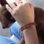 Leather Bracelet Stamped Philippians 413 Size Small