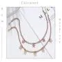 Ckecharfa Layered Crystal Pendant Necklace Gold Butterfly Choker Necklaces Sparkly Party Adjustable Jewelry Accessories for Women and Girls Ckecharfa Layered Crystal Pendant Necklace Gold Butterfly Choker Necklaces Sparkly Party Adjustable Jewelry Accessories for Women and Girls