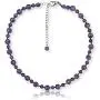 Hand Crafted Semi Precious Stone or Cultured Freshwater Pearl Collar or Choker Necklace for Women or Girls, 14'' to 15'' Long with 2'' to 3'' Extender. Hand Crafted Semi Precious Stone or Cultured Freshwater Pearl Collar or Choker Necklace for Women or Girls, 14'' to 15'' Long with 2'' to 3'' Extender.