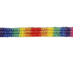 Nanafast Rainbow LGBT Pride Bracelet Handmade Braided Friendship String Bracelet for Gay & Lesbian Adjustable Size