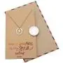 Quan Jewelry Sun Pendant Necklace, You Are My Sunshine Engraved Necklace, Good Vibes Charm, Stainless Steel, 2-Tone Quan Jewelry Sun Pendant Necklace, You Are My Sunshine Engraved Necklace, Good Vibes Charm, Stainless Steel, 2-Tone