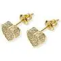Small CZ Stud Earrings for Women Girls Men Hypoallergenic Screw Back Earrings Stainless Steel 18k Gold Plated Jewelry Packed in Dainty Box Small CZ Stud Earrings for Women Girls Men Hypoallergenic Screw Back Earrings Stainless Steel 18k Gold Plated Jewelry Packed in Dainty Box