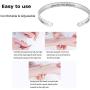 NELLOYA You are My Person Mantra Cuff Bracelet Stainless Steel Adjustable Bangle for BFF Lovers Family Secret Message Boyfriend Girlfriend Couple Jewelry