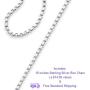 Peora Created Blue Sapphire Earrings Pendant Necklace Jewelry Set in Sterling Silver, Dainty Design, Oval Shape, 2.25 Carats total, with 18 inch Chain
