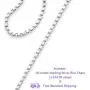Created Sapphire Pendant Earrings Necklace Sterling Silver Heart Shape 2.00 Carats