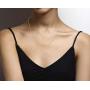 Miabella Solid 18K Gold Over 925 Sterling Silver Italian 1mm Box Chain Necklace for Women Men, 16, 18, 20, 22, 24, 26, 30 Inch Made in Italy