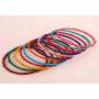 Touchstone New Silk Thread Bangle Collection Indian Bollywood Handcrafted Faux Silk Thread Exotic Look with Golden Beads Designer Bangle Bracelets Set of 12 for Women.
