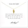 SK Angel Meaning Card Friendship Gold Anchor Compass Necklace Good Luck Elephant Pendant Chain Y Necklace with Gift White Card