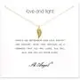 SK Angel Meaning Card Friendship Gold Anchor Compass Necklace Good Luck Elephant Pendant Chain Y Necklace with Gift White Card