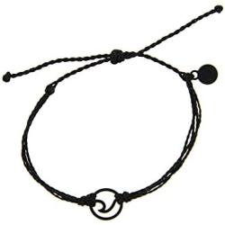 Pura Vida Black Wave OG Bracelet - Plated Charm, Adjustable Band - 100% Waterproof