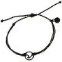 Pura Vida Black Wave OG Bracelet - Plated Charm, Adjustable Band - 100% Waterproof