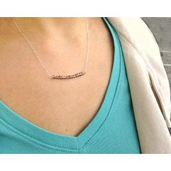 EFYTAL 13th Birthday Gifts for Girls, Sterling Silver Necklace, 13 Beads for 13 Year Old Girl, Bat Mitzvah Gift, New Teen