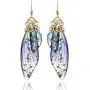 BELLA-Bee Butterfly Wing Drop Dangle Earrings Gold Plated Crystal Rhinestone for women girls wedding Jewelry BELLA-Bee Butterfly Wing Drop Dangle Earrings Gold Plated Crystal Rhinestone for women girls wedding Jewelry