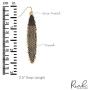 Bohemian Geometric Natural Wood Statement Earrings - Laser Cut Texture Ethnic Wooden Leaf, Teardrop, Moroccan Dangles