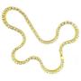 HH Bling Empire Iced Out Fake Diamond Tennis Chain for Men Women in Silver Gold Multicolored 5mm width 16 18 20 22 24 30 Inches