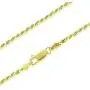 Michael Zweig 925 Sterling Silver Necklace for Women - Diamond Cut Sterling Silver Rope Chain Necklace | 2.45 mm Thickness with Spring Ring, Italy Tag