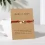 Ailiessy Love Heart Constellation Bracelet for Women Handmade Braided Rope Round Disc Coin Zodiac Bracelet Charm Fashion Red String Friendship Bracelet Jewelry
