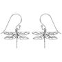 Boma Jewelry Sterling Silver Dragonfly Dangle Earrings