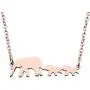 ENSIANTH Three Happiness Elephant Family Necklace for Mother and Daughter Twins ENSIANTH Three Happiness Elephant Family Necklace for Mother and Daughter Twins