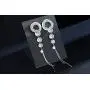 SBLING Platinum-Plated Cubic Zirconia Drop Earrings - Gifts for Women/Girls SBLING Platinum-Plated Cubic Zirconia Drop Earrings - Gifts for Women/Girls