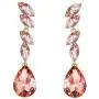 Scarlvambo Wedding Dangle Earrings Leaf Teardrop Womens Austrian Crystal Pierced Scarlvambo Wedding Dangle Earrings Leaf Teardrop Womens Austrian Crystal Pierced