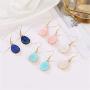 4 pairs Sparkle Crystal Druzy Earrings For Women Jewelry Handmade Water drop Hanging Drop Earring Teardrop Long Earrings Jewelry