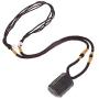 Natural Black Tourmaline Stone Necklace Crystal Black Tourmaline Pendant Original Stone Ore Jewelry Accessories