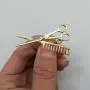 Charmart Comb Scissors Lapel Pin 2 Piece Set Barber Tools Enamel Brooch Pins Jackets Denim Shirt Collar Accessories Gifts Gold Charmart Comb Scissors Lapel Pin 2 Piece Set Barber Tools Enamel Brooch Pins Jackets Denim Shirt Collar Accessories Gifts Gold
