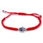Evil Eye Hamsa Hand String Kabbalah Bracelets for Protection and Luck Hand-Woven Black Cord Thread Friendship Bracelet