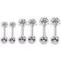 16g Ear Cartilage Helix Surgical Stainless Steel Round Cubic Zirconia Studs Earrings With Screw On Backs Ear Helix Tragus Auricle Huggie Stud Piercing Jewelry Gifts for Women Men Set 3mm-8mm 16g Ear Cartilage Helix Surgical Stainless Steel Round Cubic Zirconia Studs Earrings With Screw On Backs Ear Helix Tragus Auricle Huggie Stud Piercing Jewelry Gifts for Women Men Set 3mm-8mm