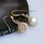 Stera Jewelry 14k Gold Filled Hand Wrapped 8mm or 10mm Cultured Pearl Earrings Weddings jewelry and Bridesmaid Gifts