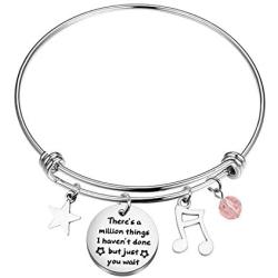 PLITI Hamilton Gifts Musical Broadway Musical Gift Theres A Million Things I Havent Done But Just You Wait Hamilton Quote Jewelry Alexander Hamilton Gift Inspirational Quote Gift