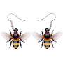 NEWEI Acrylic Flying Sweet Bumblebee Earrings Dangle Drop Fashion Jewelry For Women Girls Gift Charms