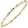 14k Yellow Gold Twisted Womens Bangle Bracelet, 8'' 14k Yellow Gold Twisted Womens Bangle Bracelet, 8''