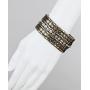 SPUNKYsoul New! Antique Gold or Silver Crystal Boho Stretch Bracelet for Women Wedding Bridal Collection