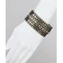 SPUNKYsoul New! Antique Gold or Silver Crystal Boho Stretch Bracelet for Women Wedding Bridal Collection