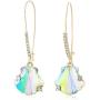 Betsey Johnson Stone Sea Shell Dangle Earrings