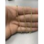 Orostar 14K Yellow Gold 2mm Diamond Cut Rope Chain Necklace, 16'' - 30''