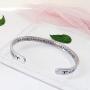 RENYILIN Creative Cuff Bracelet, Zodiac Bracelet, Inspirational Stainless Steel Bracelet for Men and Women