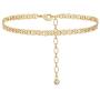 BENEIGE Dainty Evil Eye Anklet,14k Gold Plated Ankle Bracelet with Cute 3 Turquoise Handmade Foot Chain for Women…