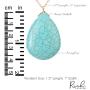 RIAH FASHION Bohemian Natural Stone Geometric Pendant Long Necklace - Boho Rectangle Bar Charm Layering Statement Chain Arrowhead Marble Quartz