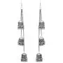 Jwellmart Afghani Bohemian Kashmiri Style Oxidized Drop Dangle Indian Earrings for Women and Girls